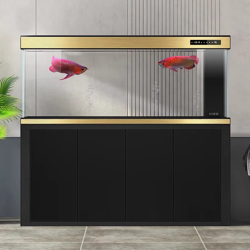 Large dragon fish tank, living room, household company, office, ecological bottom filter, a complete set of ultra-white glass
Large dragon fish tank, living room, household company, office, ecological bottom filter, a complete set of ultra-white glass