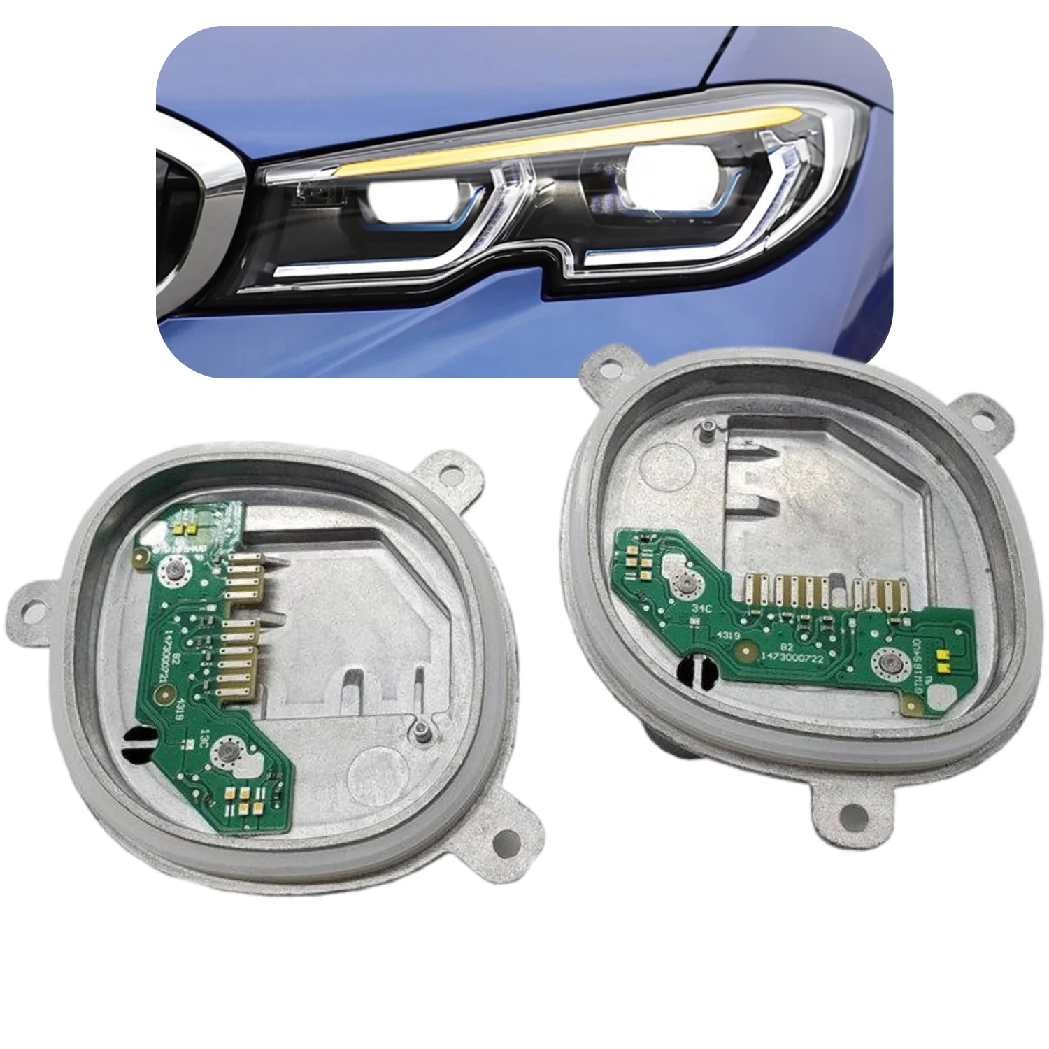 G20 G21 63118496135 63118496136 Фара DRL Модуль дневных ходовых огней Блок управления Аксессуары для фар для BMW 3 серии
G20 G21 63118496135 63118496136 Фара DRL Модуль дневных ходовых огней Блок управления Аксессуары для фар для BMW 3 серии