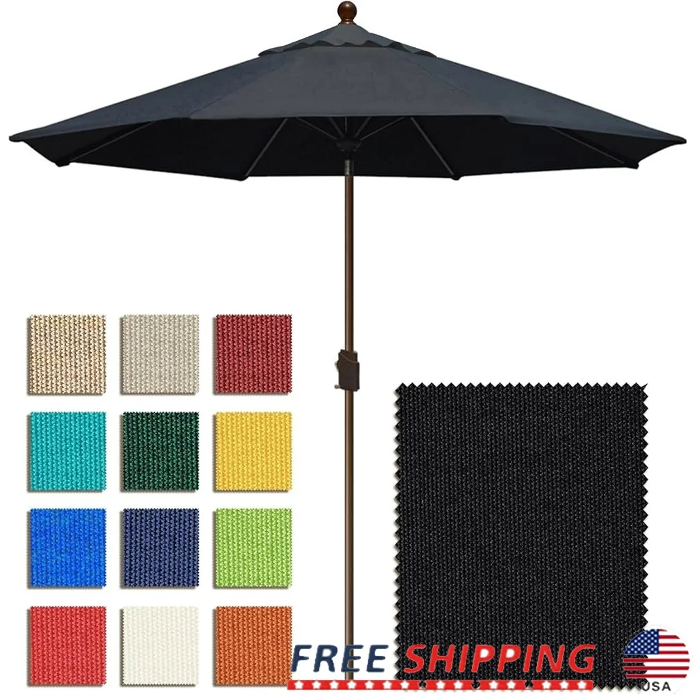9FT Patio Umbrella Non-Fading Acrylic Heavy Duty Steel Frame Crank Open Sunshade Outdoor Use Water Resistant Ventilated
9FT Patio Umbrella Non-Fading Acrylic Heavy Duty Steel Frame Crank Open Sunshade Outdoor Use Water Resistant Ventilated
