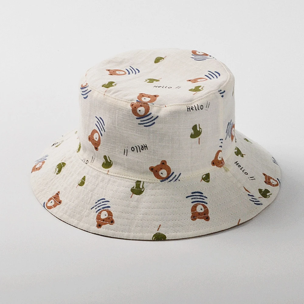 Bucket Hat Boy Girl Summer Sun Protection Bear Big Brim Cap Beach Accessory For Kids Baby Holiday Outdoor Spring
Bucket Hat Boy Girl Summer Sun Protection Bear Big Brim Cap Beach Accessory For Kids Baby Holiday Outdoor Spring