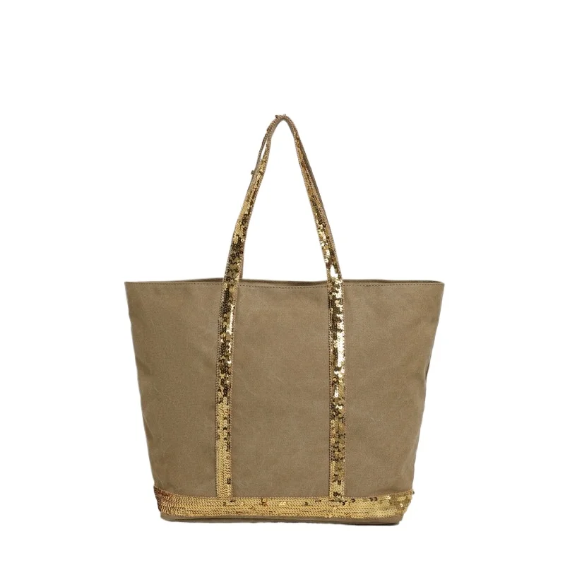 Women's Shiny Sequined Large-capacity Canvas Tote Bag Fashion Designer Female Casual Versatile Commuting Handbag for Women
Women's Shiny Sequined Large-capacity Canvas Tote Bag Fashion Designer Female Casual Versatile Commuting Handbag for Women