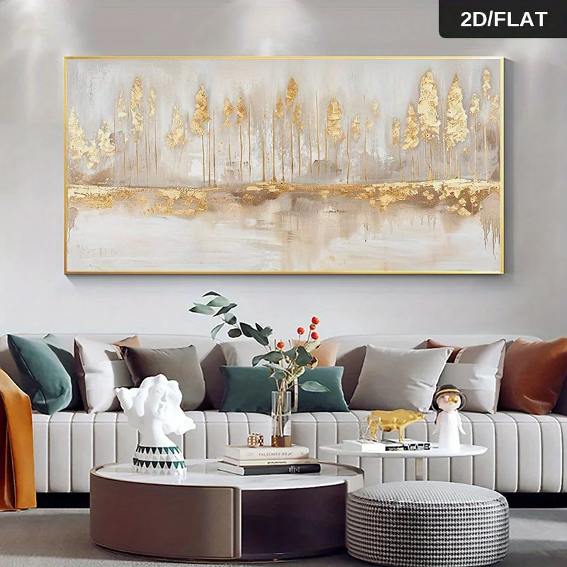 2D Flat Modern Abstract Golden Trees Landscape Canvas Prints - Frameless Minimalist Canvas Artworks for Living Room Wall Decor
2D Flat Modern Abstract Golden Trees Landscape Canvas Prints - Frameless Minimalist Canvas Artworks for Living Room Wall Decor