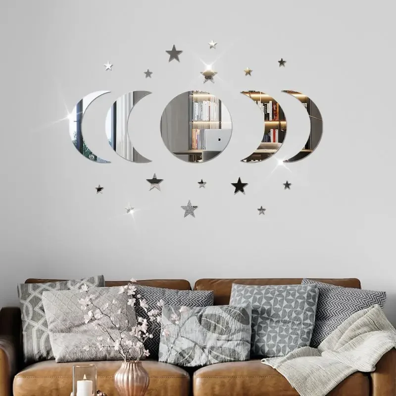 20pcs Acrylic Star Moon Shape Wall Sticker Lenses for Wall Decoration in Living Rooms, Bedrooms, and Other Places Decoration
20pcs Acrylic Star Moon Shape Wall Sticker Lenses for Wall Decoration in Living Rooms, Bedrooms, and Other Places Decoration