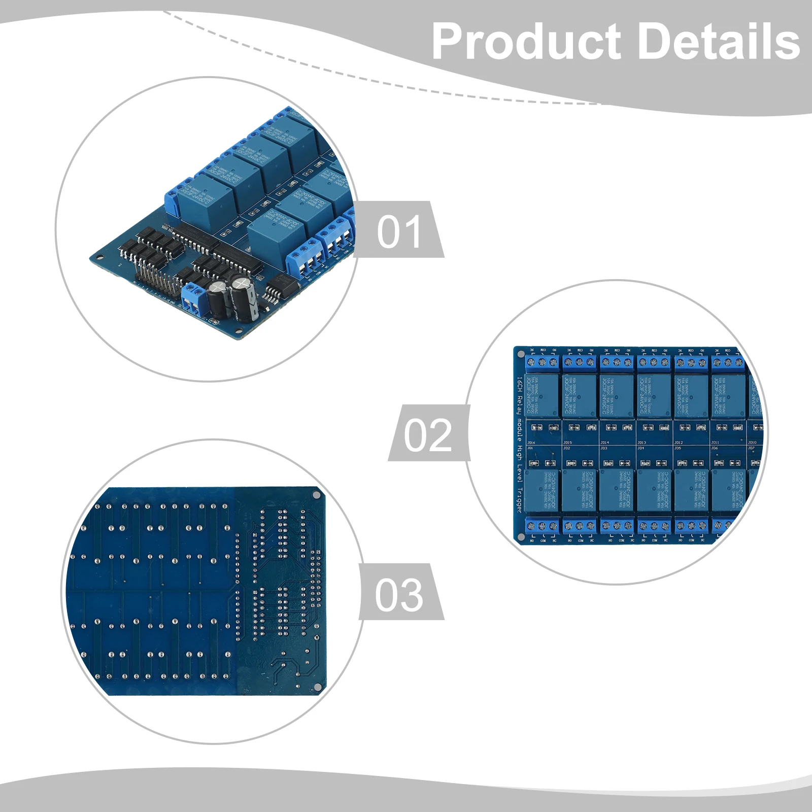 Reliable 16 way Relay Module for Single Chip Microcomputers Household Appliances Control AC/DC Load Connection
Reliable 16 way Relay Module for Single Chip Microcomputers Household Appliances Control AC/DC Load Connection
