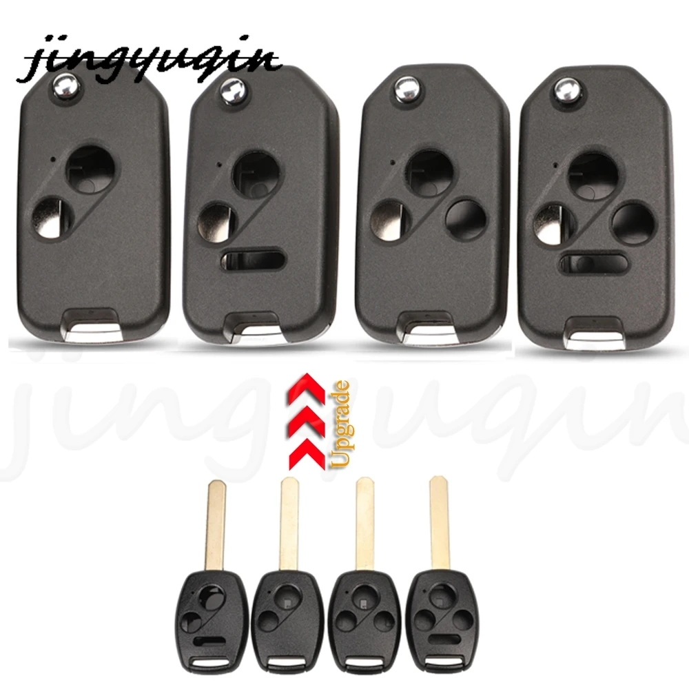 Jingyuqin 2/3/4 кнопка складной флип-чехол для дистанционного ключа для Honda Accord Insight CRV Civic Odyssey Pilot Ridgeline
Jingyuqin 2/3/4 кнопка складной флип-чехол для дистанционного ключа для Honda Accord Insight CRV Civic Odyssey Pilot Ridgeline