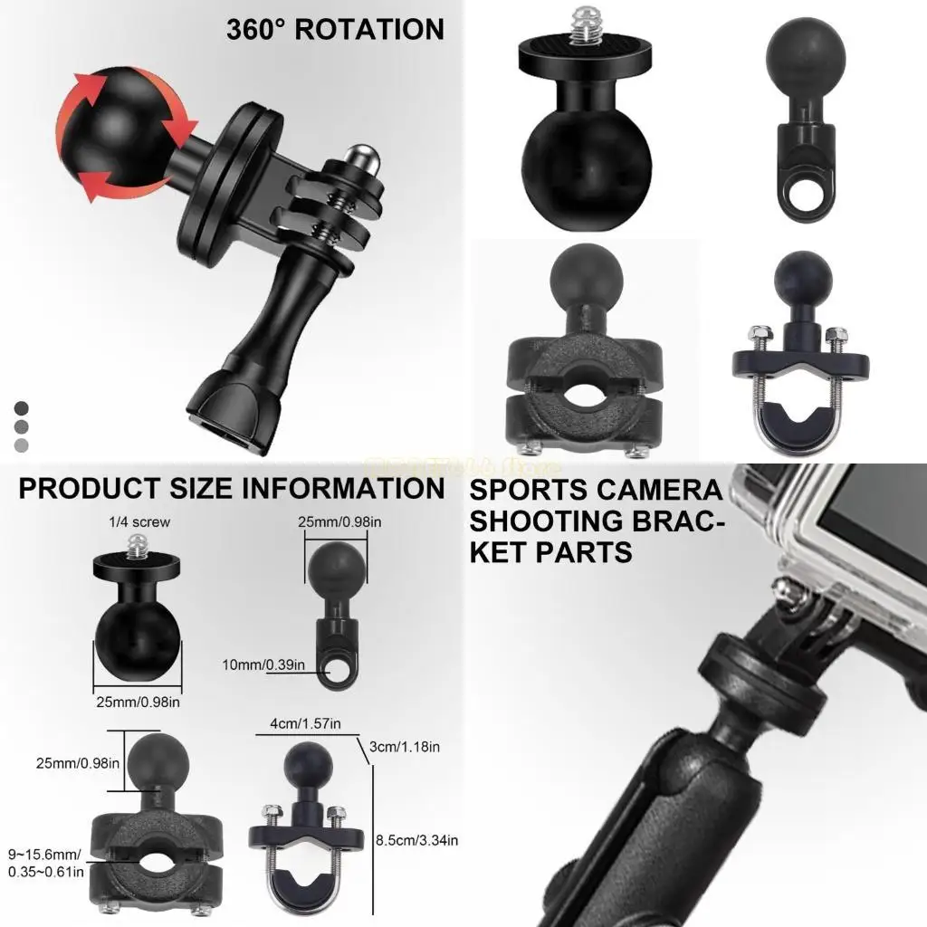 F62C Motorcycle Handlebar Camera Mount Holder for 12/11 Camera Handlebar Mount
F62C Motorcycle Handlebar Camera Mount Holder for 12/11 Camera Handlebar Mount