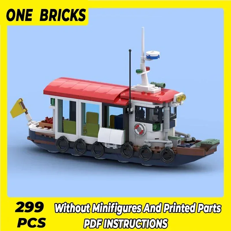 MOC Building Blocks Ship Model Small Mail Boat Modular Street View Model DIY Assembly Bricks Children Toys Christmas Gifts
MOC Building Blocks Ship Model Small Mail Boat Modular Street View Model DIY Assembly Bricks Children Toys Christmas Gifts