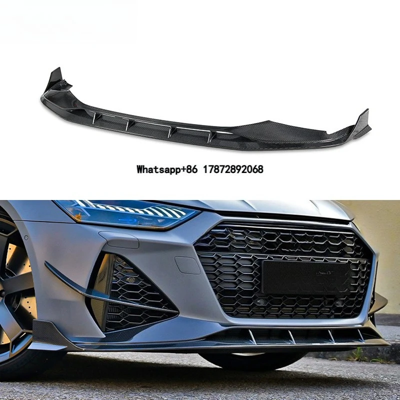 Paktechz Dry Carbon Fiber Body Kit Front Lip Front Bumper Spoiler Splitter Aero Part for RS6 RS7 C8 2019 - 2025
Paktechz Dry Carbon Fiber Body Kit Front Lip Front Bumper Spoiler Splitter Aero Part for RS6 RS7 C8 2019 - 2025