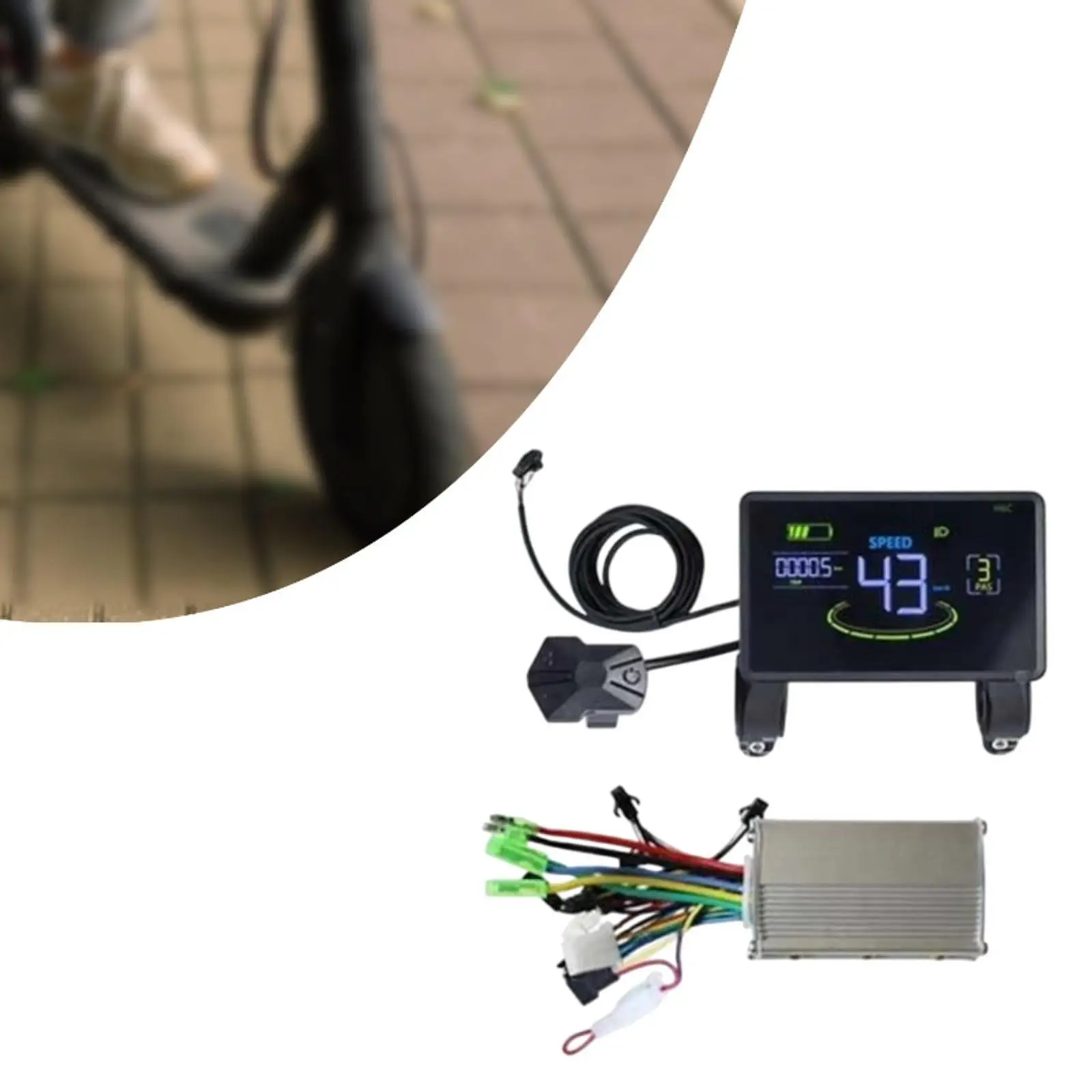 Электрический ЖК-дисплей E Bike Display Meter Cyclocomputer Легкий инструмент для модификации Панель управления Электрический велосипедный спидометр
Электрический ЖК-дисплей E Bike Display Meter Cyclocomputer Легкий инструмент для модификации Панель управления Электрический велосипедный спидометр