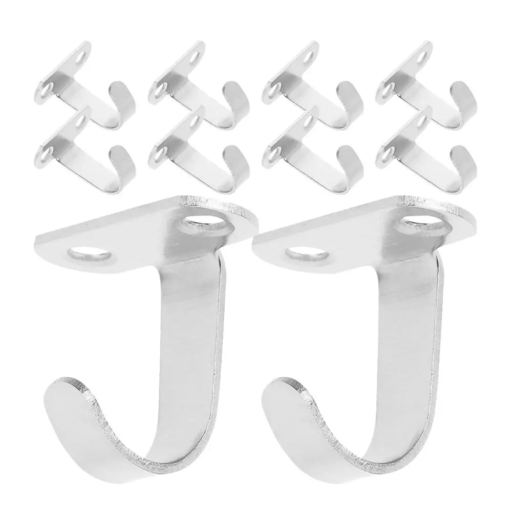 10 Pcs Cabinet Stainless Steel Hook Heavy Duty Hooks Wall Fixing Ceiling for Hanging Silver Iron Hangers Coat
10 Pcs Cabinet Stainless Steel Hook Heavy Duty Hooks Wall Fixing Ceiling for Hanging Silver Iron Hangers Coat