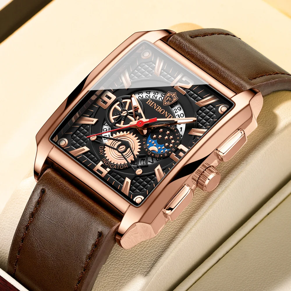 2023 New Creative Square Watch Men Top Brand Luxury Leather Quartz Waterproof Luminous Date Fashion Business Wristwatches Clock
2023 New Creative Square Watch Men Top Brand Luxury Leather Quartz Waterproof Luminous Date Fashion Business Wristwatches Clock