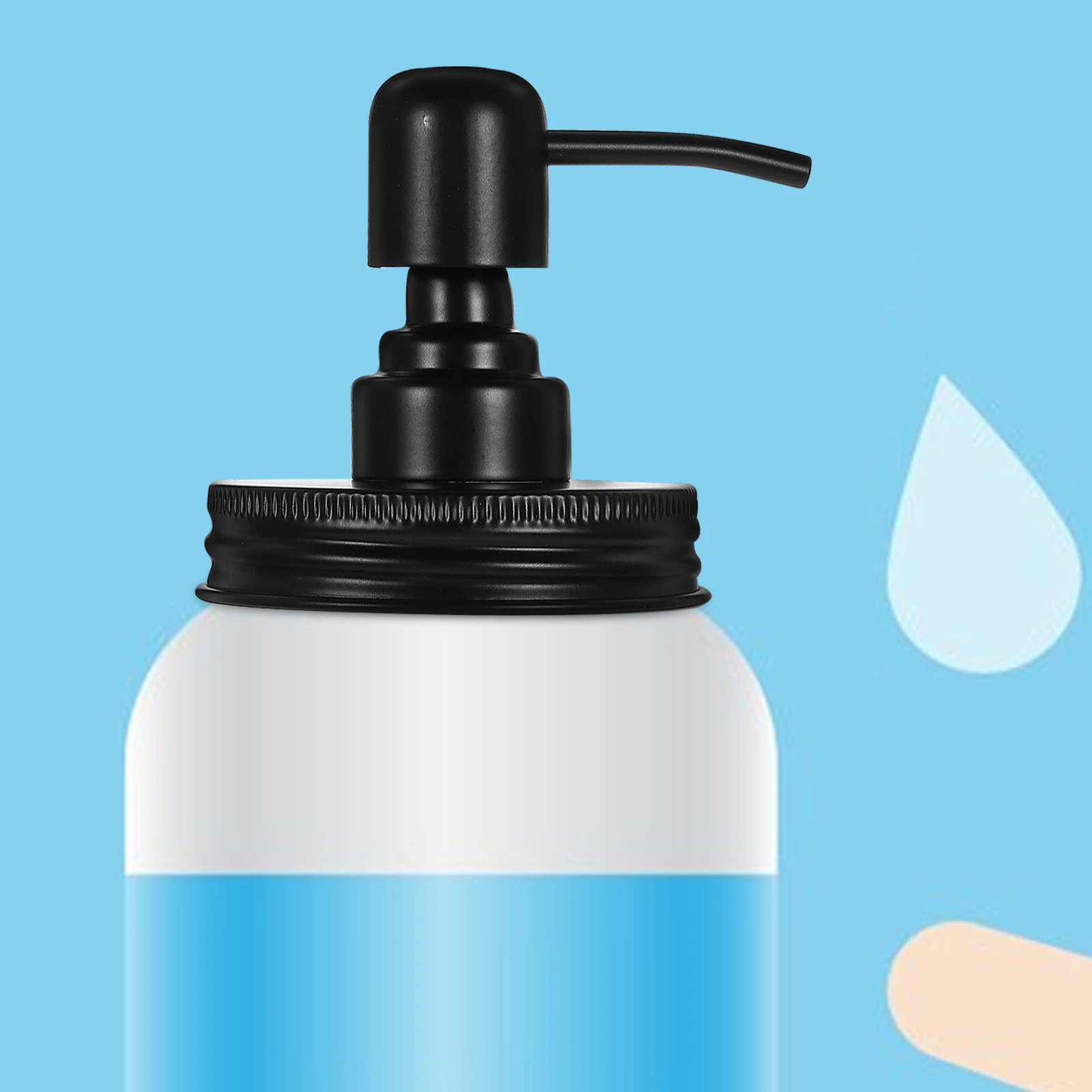 2pcs Stainless Steel Dispenser Pump For Glass Bottle Lotion Shampoo Canning Jar Lids Portable Bathroom Holder Lid Practical Pump
2pcs Stainless Steel Dispenser Pump For Glass Bottle Lotion Shampoo Canning Jar Lids Portable Bathroom Holder Lid Practical Pump