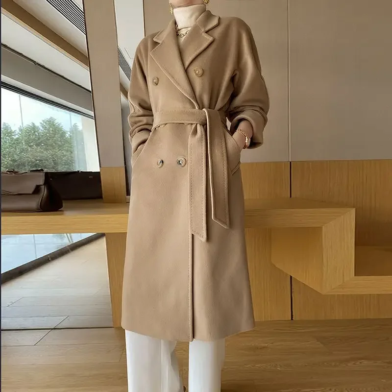 Европейская мода осень/зима новое женское шерстяное пальто оверсайз для отдыха приталенное шерстяное пальто
Европейская мода осень/зима новое женское шерстяное пальто оверсайз для отдыха приталенное шерстяное пальто