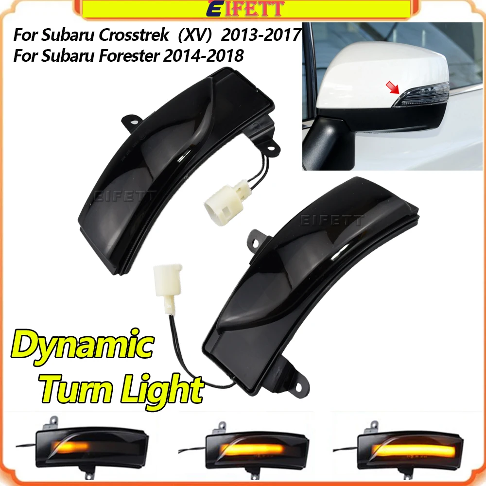 2 pcs Side Mirror Indicator Dynamic Blinker LED Turn Signal Light For Subaru Crosstrek(XV)2013-2017 Forester 2014-2018
2 pcs Side Mirror Indicator Dynamic Blinker LED Turn Signal Light For Subaru Crosstrek(XV)2013-2017 Forester 2014-2018
