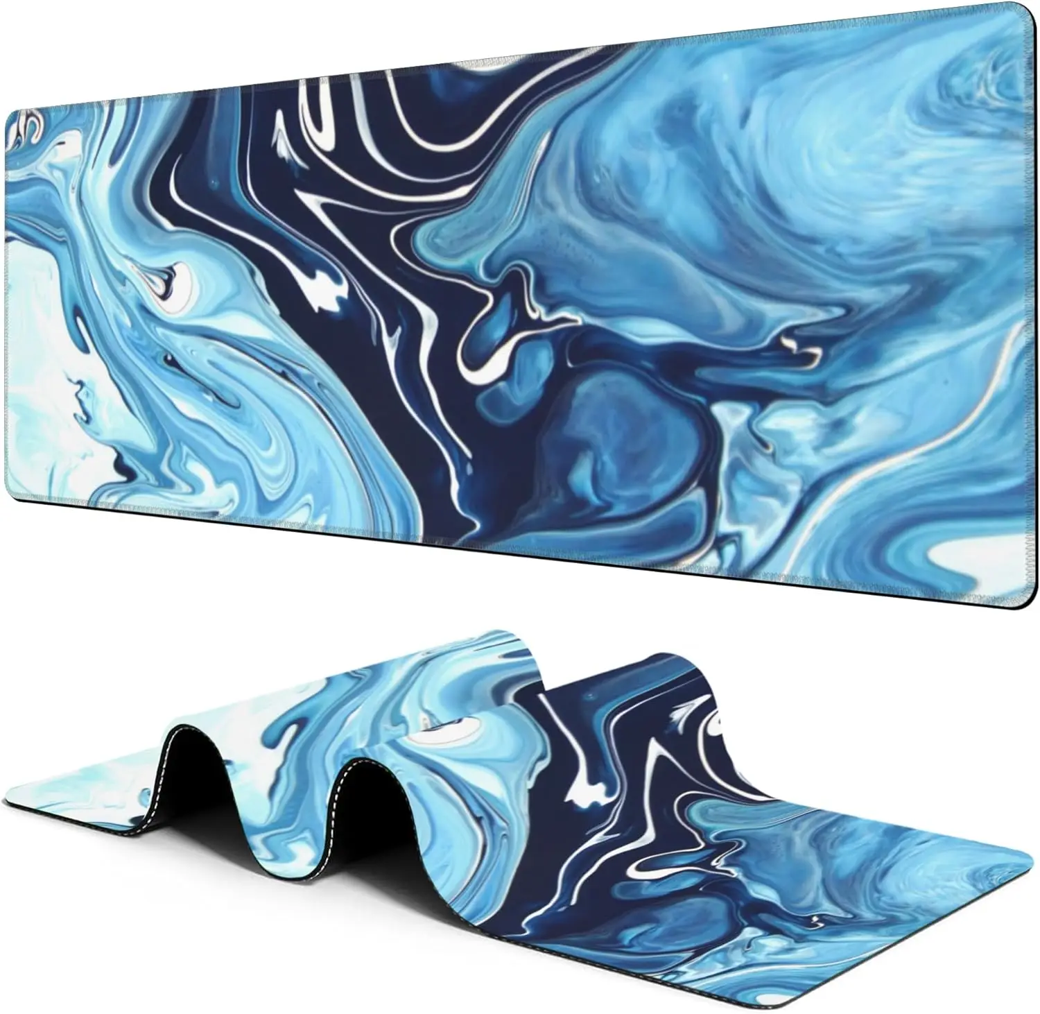 Blue Marble Art Gaming Mouse Pad with Stitched Edges and Anti-Slip Base Computer Keyboard Mouse Mat for Home Office
Blue Marble Art Gaming Mouse Pad with Stitched Edges and Anti-Slip Base Computer Keyboard Mouse Mat for Home Office
