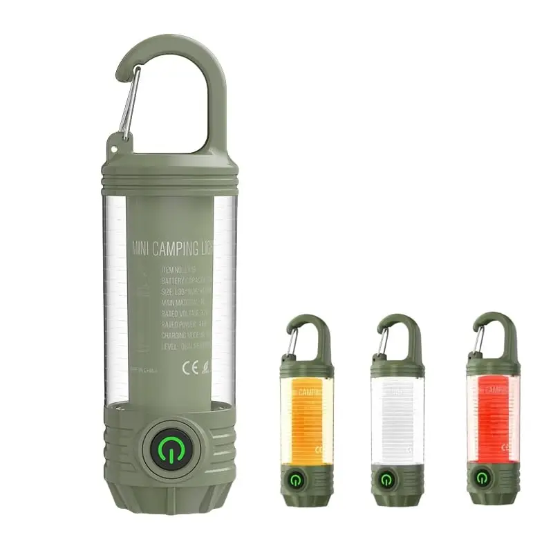 Перезаряжаемый светодиодный фонарик для кемпинга, мини-портативный походный фонарь с крючком, 6 режимов освещения, уличный ночник для палатки
Перезаряжаемый светодиодный фонарик для кемпинга, мини-портативный походный фонарь с крючком, 6 режимов освещения, уличный ночник для палатки