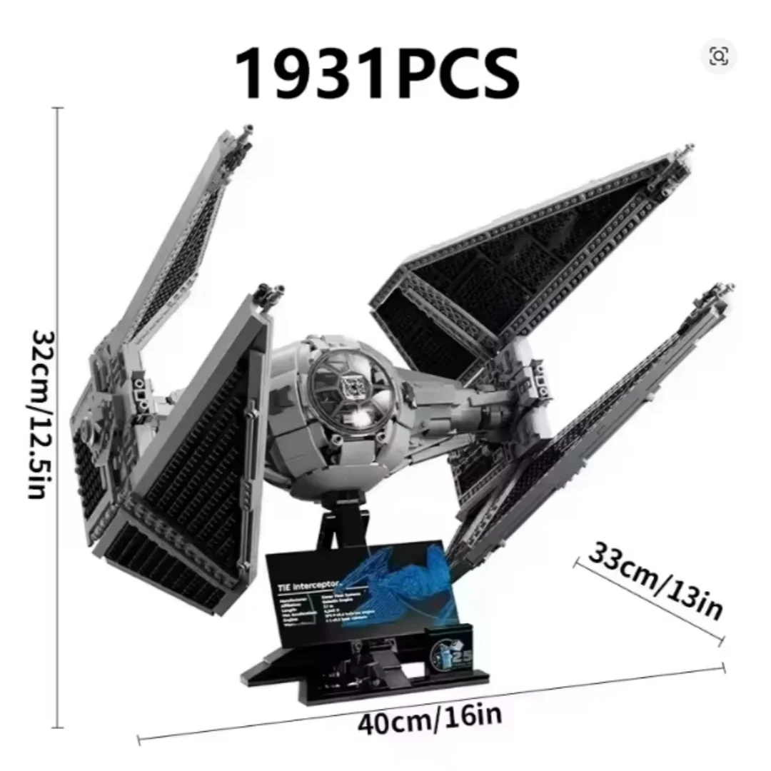 Cheapest 2026 Space Ucs Starfighter Interceptor Building Blocks Set High Difficulty Adult Assembly Bricks 75382 Model Toy Gifts
Cheapest 2026 Space Ucs Starfighter Interceptor Building Blocks Set High Difficulty Adult Assembly Bricks 75382 Model Toy Gifts