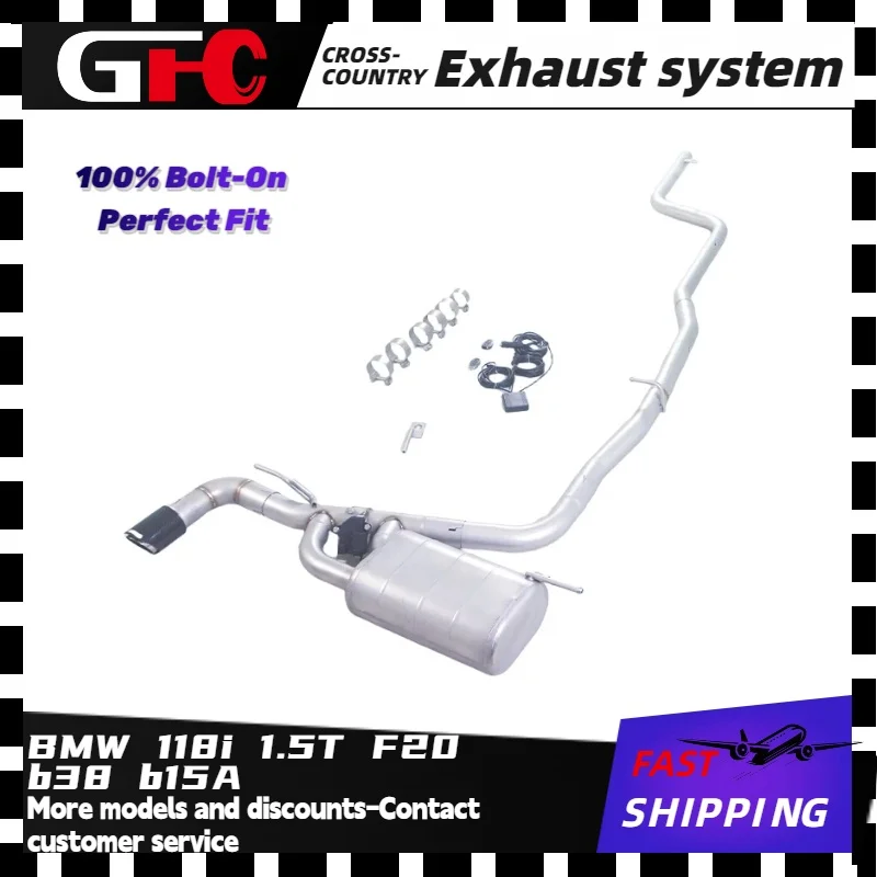 Catback exhaust system high-performance exhaust pipe Electronic valve muffler 2015-2019 BMW 118i 1.5T F20 b38 b15A
Catback exhaust system high-performance exhaust pipe Electronic valve muffler 2015-2019 BMW 118i 1.5T F20 b38 b15A