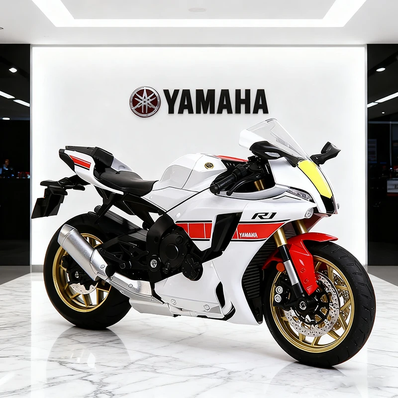 1:12 YAMAHA YZF-R1 YZFR1 Литая под давлением сплава модель мотоцикла Коллекция автомобилей Звук и свет Внедорожный автоцикл Игрушечный автомобиль
1:12 YAMAHA YZF-R1 YZFR1 Литая под давлением сплава модель мотоцикла Коллекция автомобилей Звук и свет Внедорожный автоцикл Игрушечный автомобиль