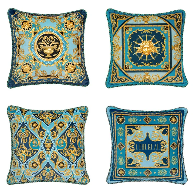 European Royal Pillows Classial Blue Pillows Luxury Velvet Decorative Pillow Cover For Sofa Chair Home Decorations
European Royal Pillows Classial Blue Pillows Luxury Velvet Decorative Pillow Cover For Sofa Chair Home Decorations