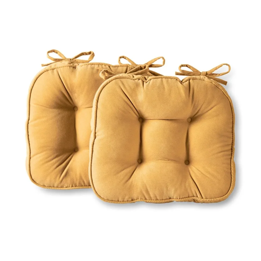 Buttercream Hyatt Microfiber 17 x 15 in. Indoor Tufted Chair Cushion 2-Pack by
Buttercream Hyatt Microfiber 17 x 15 in. Indoor Tufted Chair Cushion 2-Pack by