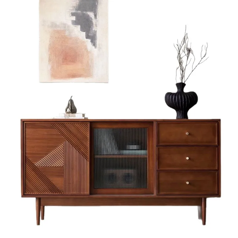 Vintage sideboard, solid wood tea cabinet, living room storage cabinet
Vintage sideboard, solid wood tea cabinet, living room storage cabinet