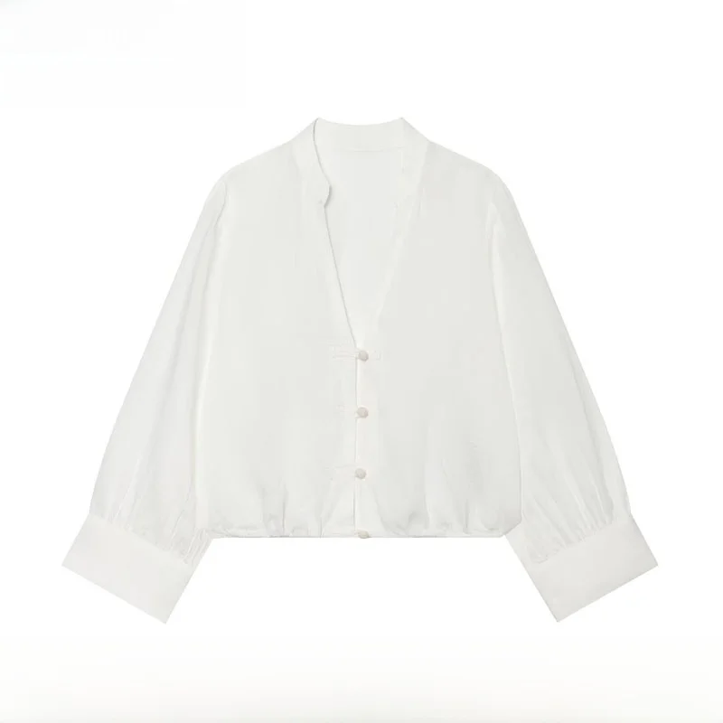 Spring Summer New Women's Fashionable Mixed Fiber Shirt with Rope Knot Buckle ZR Style Versatile Polyester Long Sleeve Shirt
Spring Summer New Women's Fashionable Mixed Fiber Shirt with Rope Knot Buckle ZR Style Versatile Polyester Long Sleeve Shirt