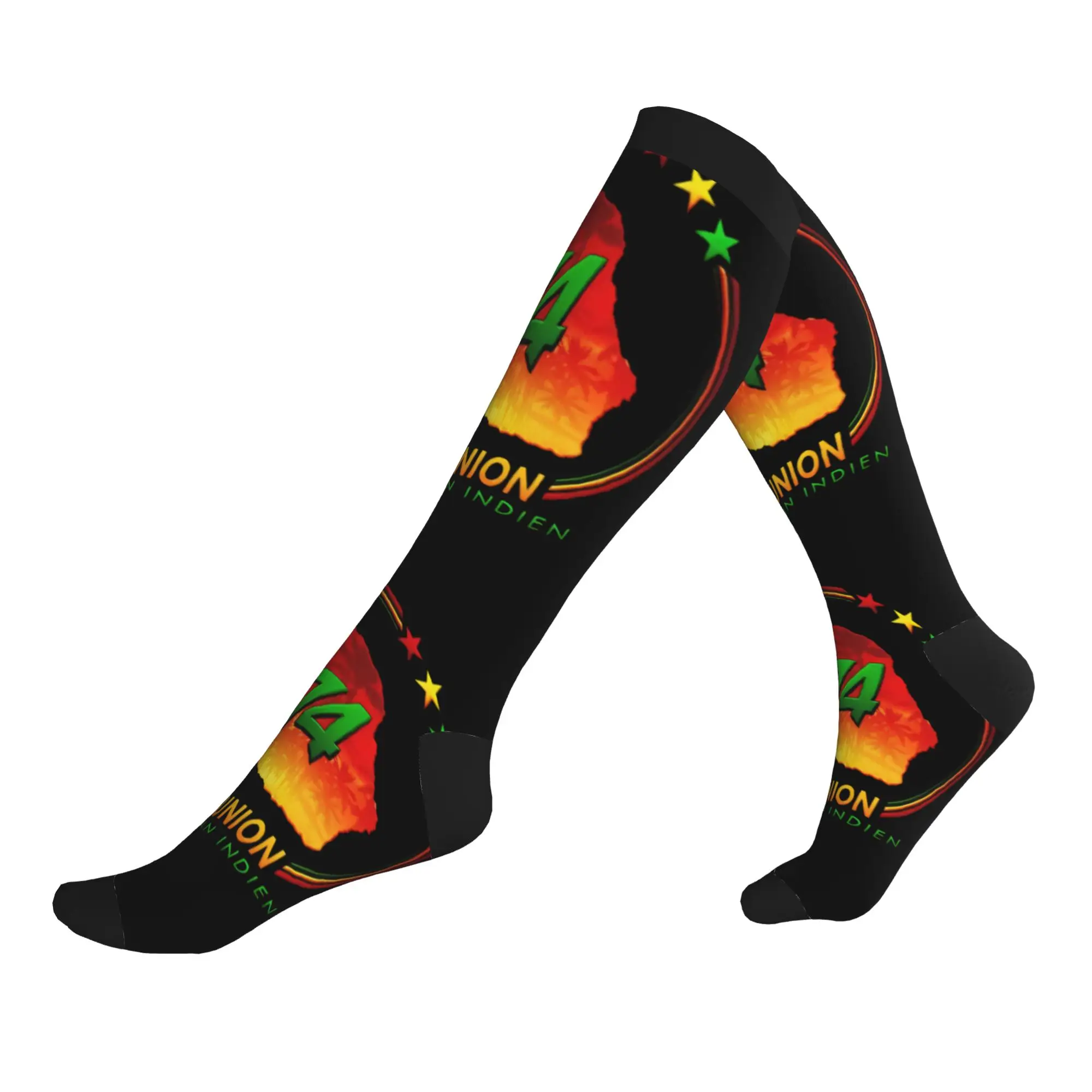 Kawaii Printed Reunion Island Flag 974 Socks for Men Women Stretch Summer Autumn Winter Sports Compression Socks
Kawaii Printed Reunion Island Flag 974 Socks for Men Women Stretch Summer Autumn Winter Sports Compression Socks