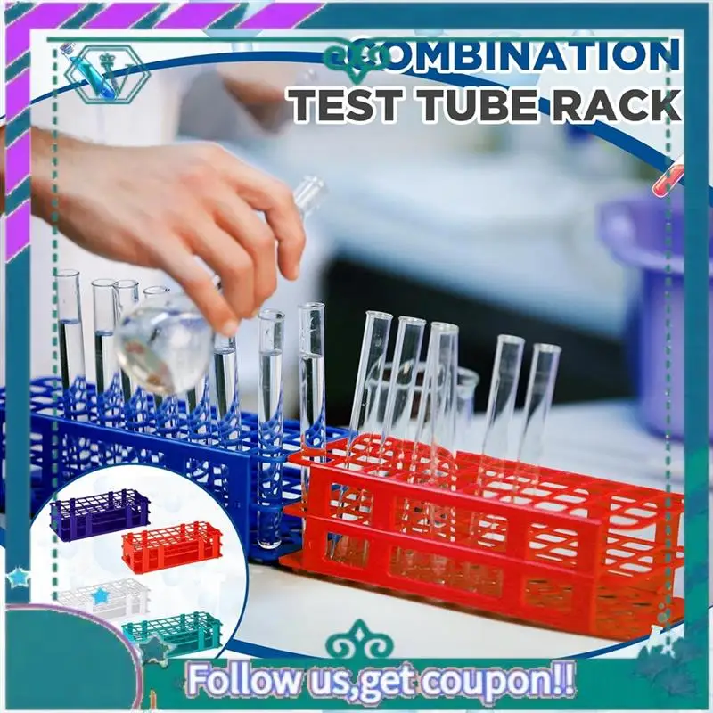 A75Q-4 Pcs Plastic Test Tube Rack Test Tube Holder Rack Detachable Tube Holder For 16Mm Test Tubes
A75Q-4 Pcs Plastic Test Tube Rack Test Tube Holder Rack Detachable Tube Holder For 16Mm Test Tubes