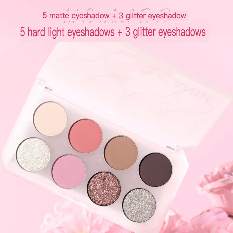 Ucanbe 8-color Eyeshadow Palette: Rose Sea, Non-fading, Matte, Pearlescent, A Versatile Eye Makeup Palette For New Students
Ucanbe 8-color Eyeshadow Palette: Rose Sea, Non-fading, Matte, Pearlescent, A Versatile Eye Makeup Palette For New Students