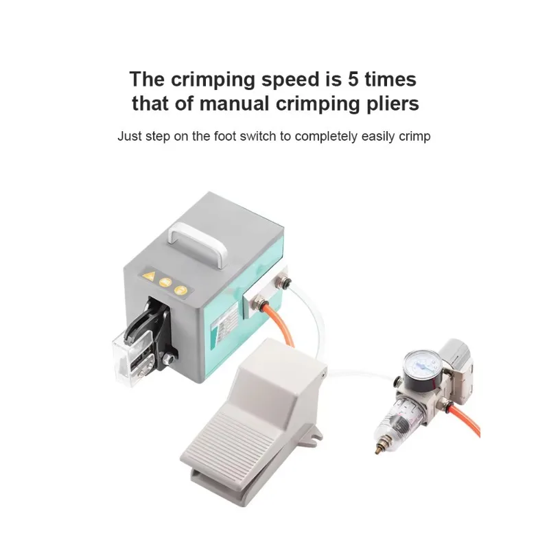 【Brand new】Pneumatic Terminal Crimping Machine Desktop Pliers Multifunctional Tubular Terminal Crimping Tool For Wire Harness Pr
【Brand new】Pneumatic Terminal Crimping Machine Desktop Pliers Multifunctional Tubular Terminal Crimping Tool For Wire Harness Pr