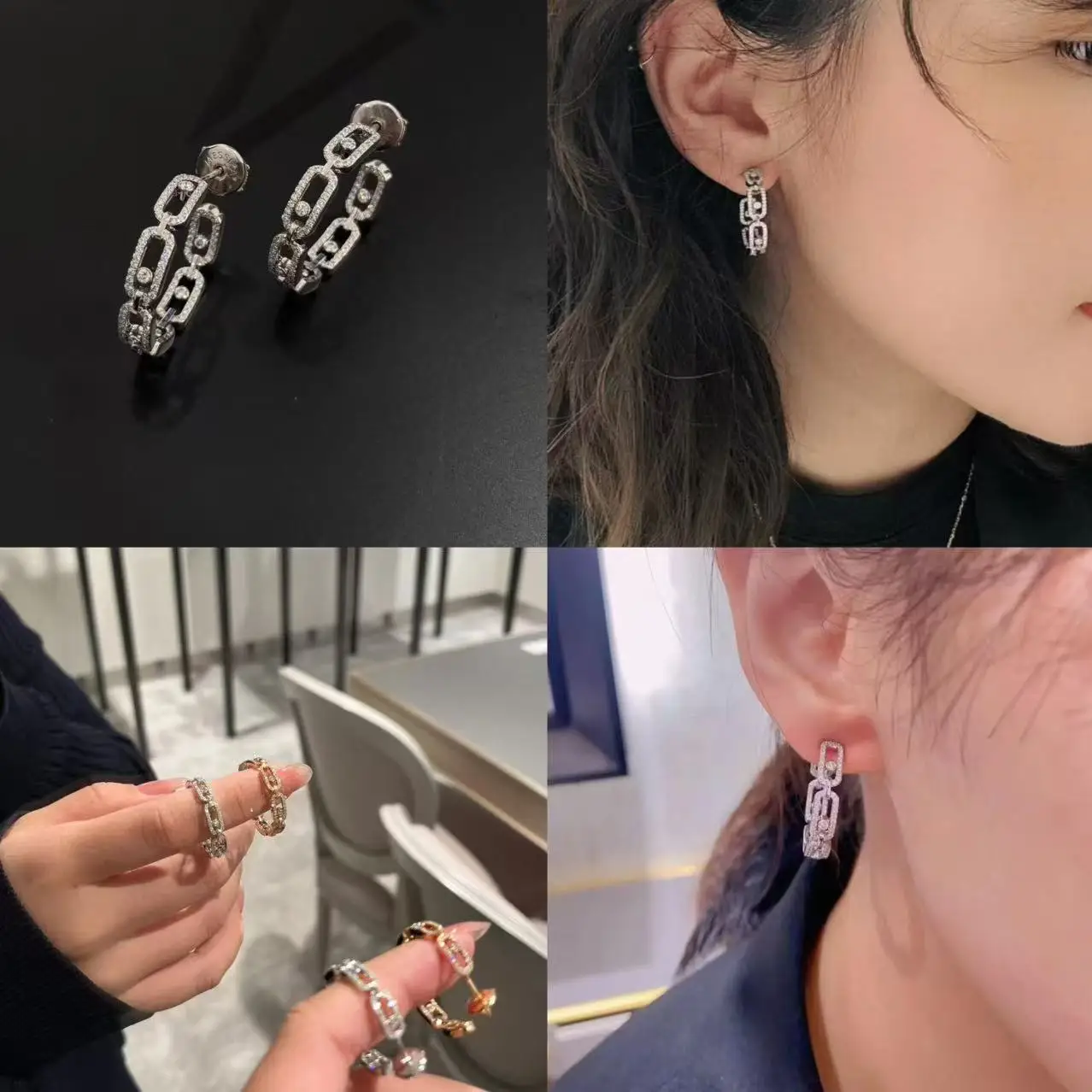 Classic New Hot Selling A5 Grade Zircon Women's Multi Section Earrings Luxury Jewelry Fashion Retro Style Holiday Party Gifts
Classic New Hot Selling A5 Grade Zircon Women's Multi Section Earrings Luxury Jewelry Fashion Retro Style Holiday Party Gifts