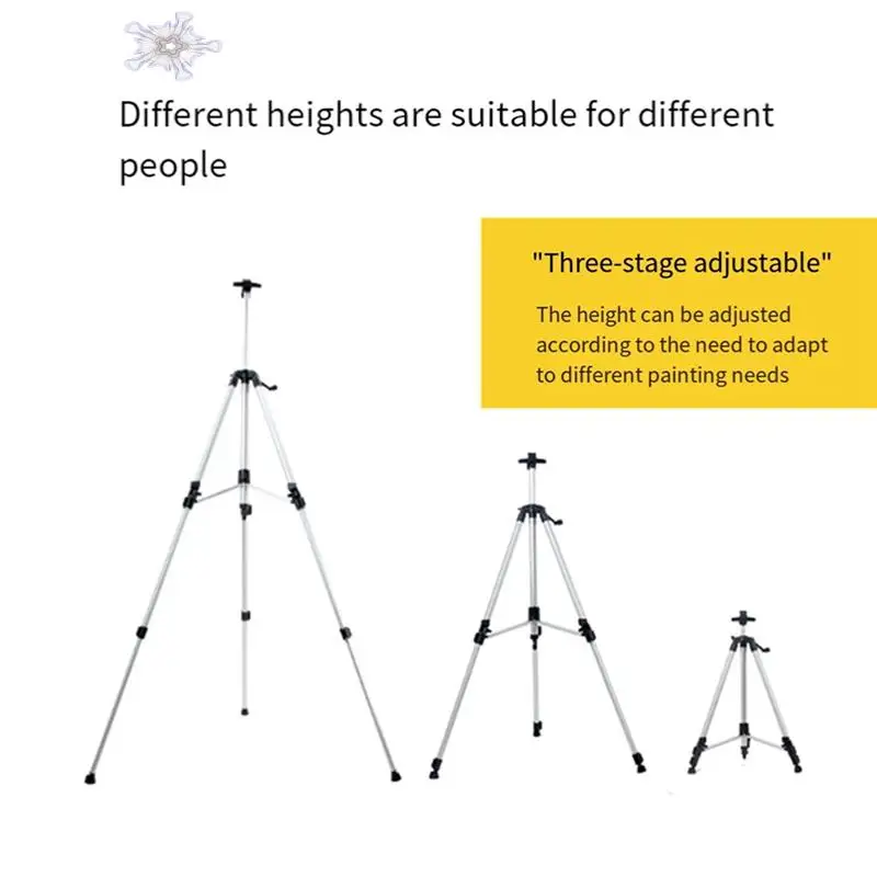 1.6M Tripod Display Rack Travel Painting Easel Telescopic Folding Portable Shelf For Outdoor Travelling Decoration Durable A
1.6M Tripod Display Rack Travel Painting Easel Telescopic Folding Portable Shelf For Outdoor Travelling Decoration Durable A