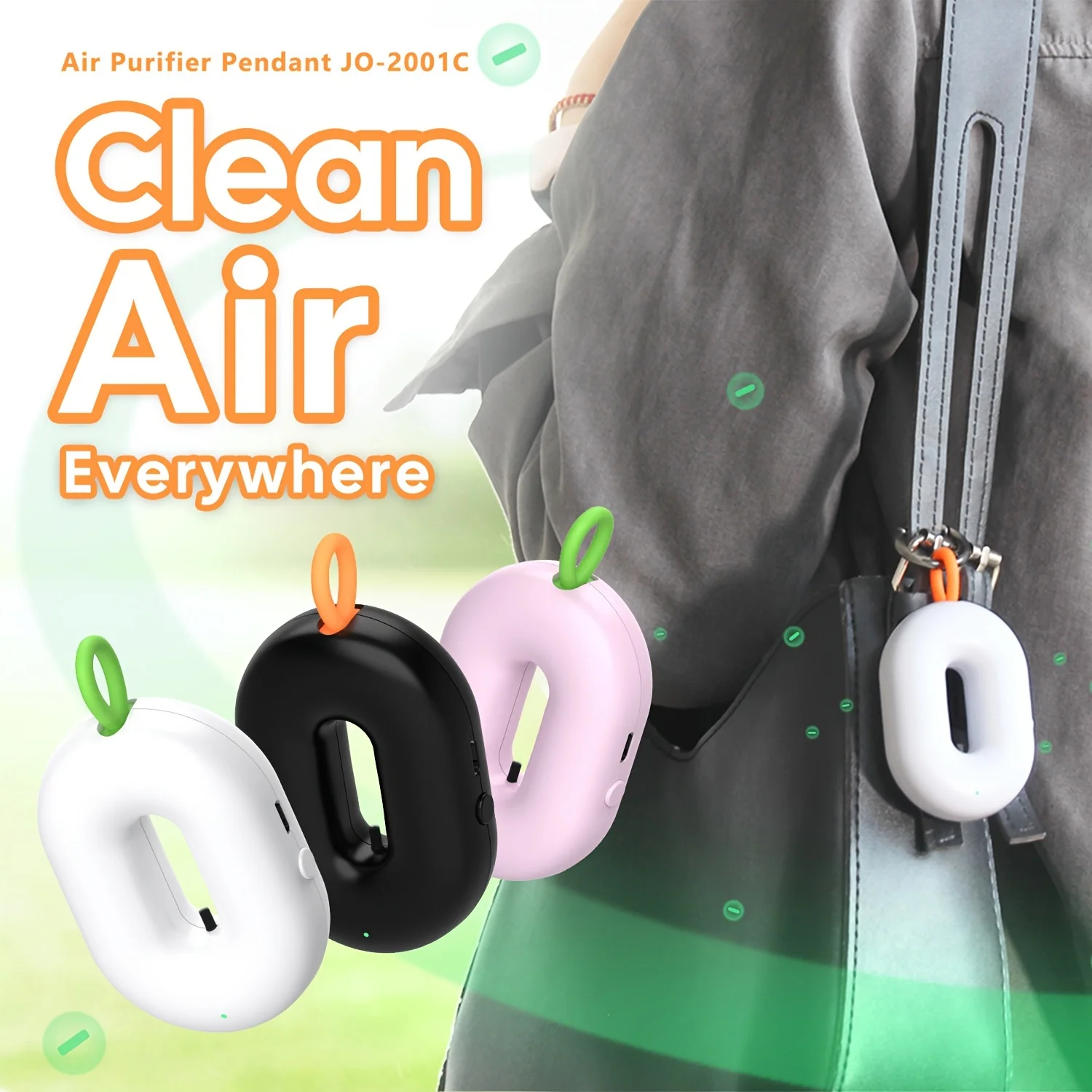 Personal Air Purifier Bag Pendant Rechargeable Wearable Air Cleaner for Travel Office & Everyday Use Silent Lightweight Outdoor
Personal Air Purifier Bag Pendant Rechargeable Wearable Air Cleaner for Travel Office & Everyday Use Silent Lightweight Outdoor
