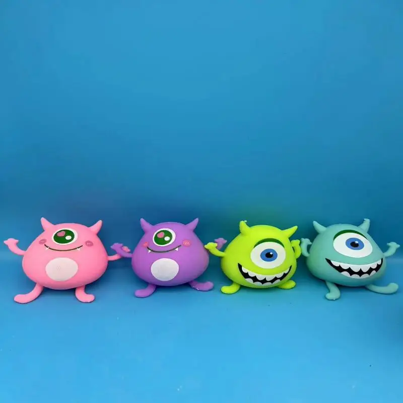 Cute one eyed monster shaped kneading and soft rubber slow rebound decompression toy with multiple colors to choose from for desktop decompression items
Cute one eyed monster shaped kneading and soft rubber slow rebound decompression toy with multiple colors to choose from for desktop decompression items