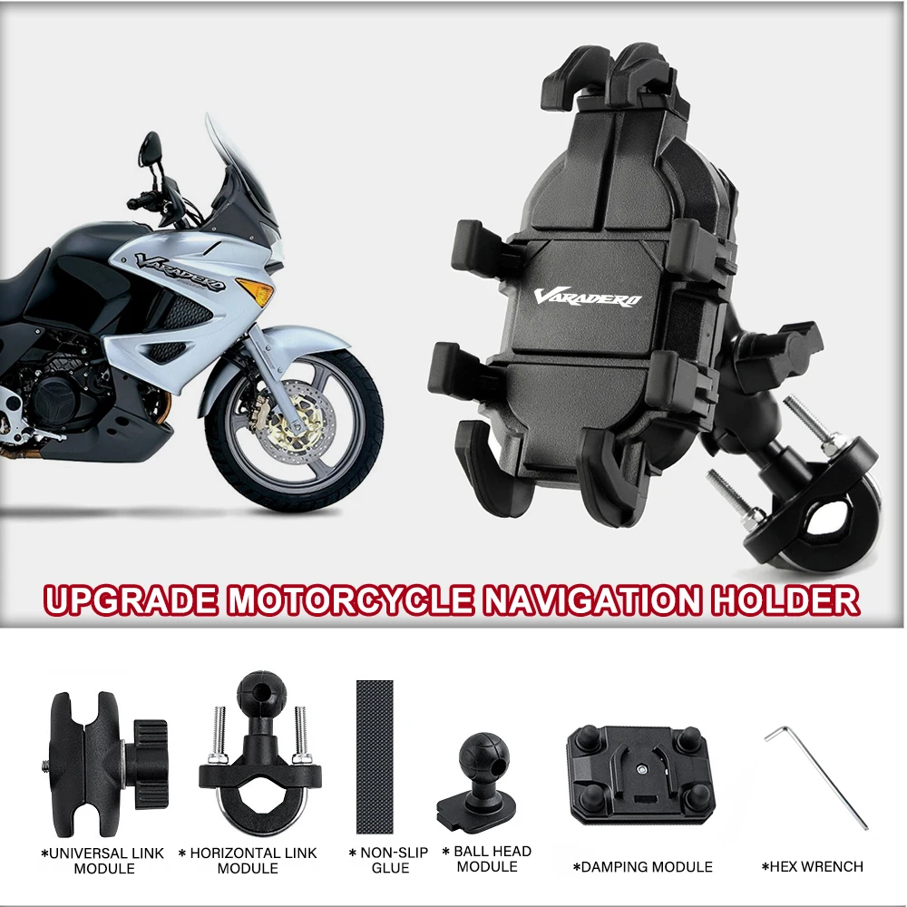 Motorcycle Phone Holder Shock Absorbing Spring Anti-Vibration For Honda Varadero XL1000V XL125V XL 1000 125 V 2001-2027
Motorcycle Phone Holder Shock Absorbing Spring Anti-Vibration For Honda Varadero XL1000V XL125V XL 1000 125 V 2001-2027