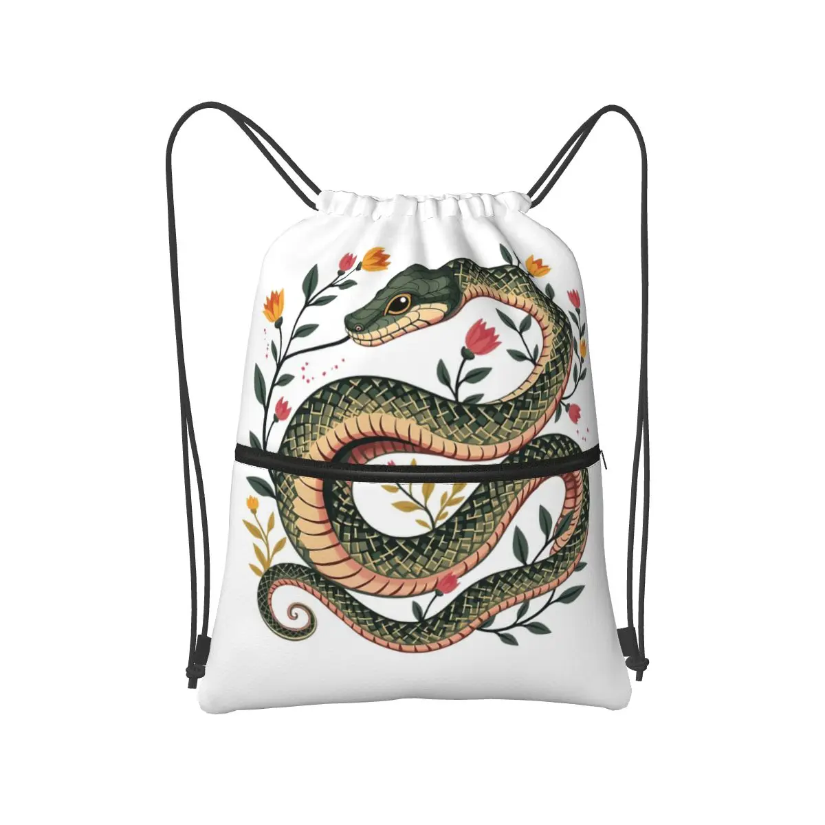 Botanical Serpent Nature Inspired Backpacks Multi-function Drawstring Bags Sports Bag Book Bags for Man Woman School
Botanical Serpent Nature Inspired Backpacks Multi-function Drawstring Bags Sports Bag Book Bags for Man Woman School