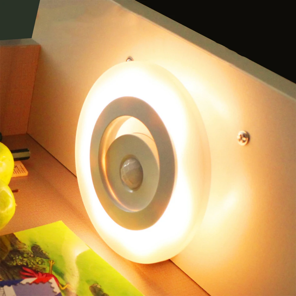 Cordless Motion Sensor LED Night Light Powered Wall Lamp for Bathroom Hallway Closet Cabinet Entrance Stairs Energy
Cordless Motion Sensor LED Night Light Powered Wall Lamp for Bathroom Hallway Closet Cabinet Entrance Stairs Energy