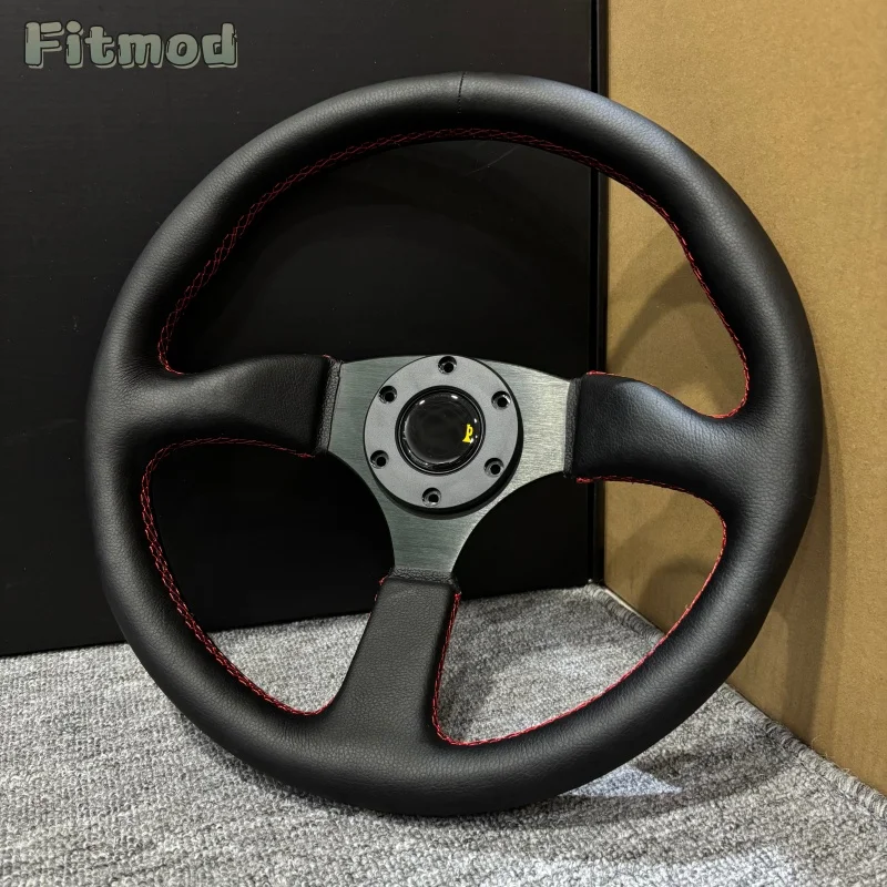 JDM 14-inch 350mm sport leather drift steering wheel, deep dish racing steering wheel PCD 70MM
JDM 14-inch 350mm sport leather drift steering wheel, deep dish racing steering wheel PCD 70MM
