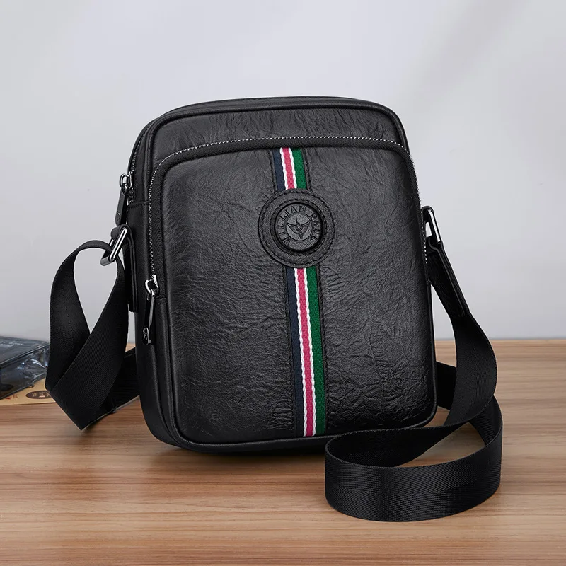 Leather Single Shoulder Bag for Men Casual Crossbody Bag Outdoors Business Head Layer Cowhide Fashionable Trendy Men's Bag
Leather Single Shoulder Bag for Men Casual Crossbody Bag Outdoors Business Head Layer Cowhide Fashionable Trendy Men's Bag