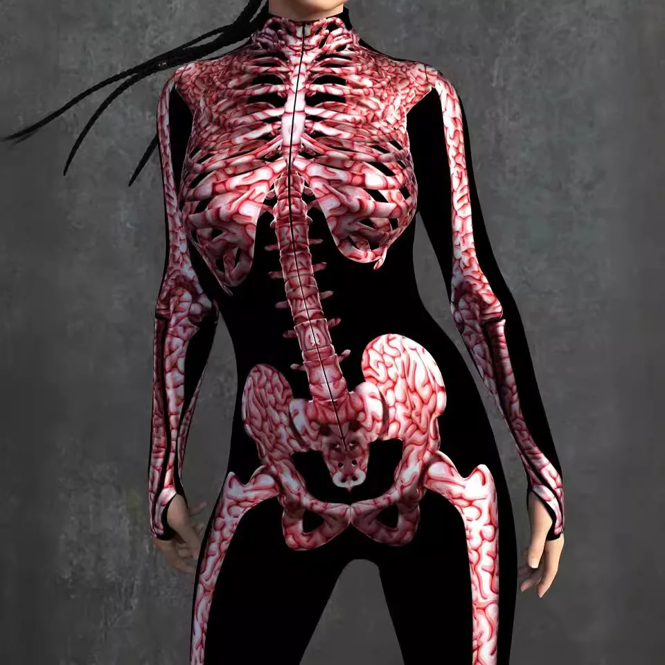 Unisex Women Adult New Skeletal Terror Bodysuit 3D Print Street Halloween Costume For Games Anime Cosplay Performance Jumpsuit
Unisex Women Adult New Skeletal Terror Bodysuit 3D Print Street Halloween Costume For Games Anime Cosplay Performance Jumpsuit