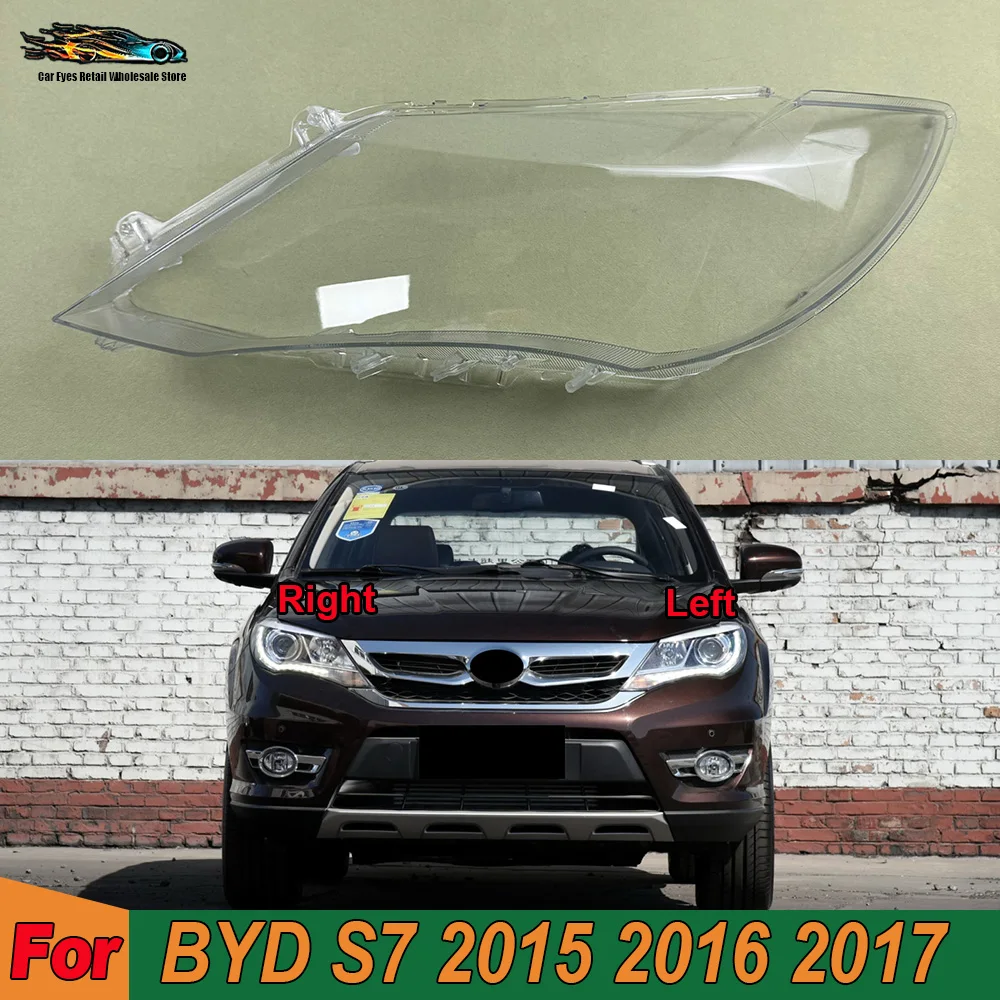 For BYD S7 2015 2016 2017 Front Headlight Cover Transparent Lamp Shade Headlamp Lamp Shell Replace Original Lampshade Plexiglass
For BYD S7 2015 2016 2017 Front Headlight Cover Transparent Lamp Shade Headlamp Lamp Shell Replace Original Lampshade Plexiglass
