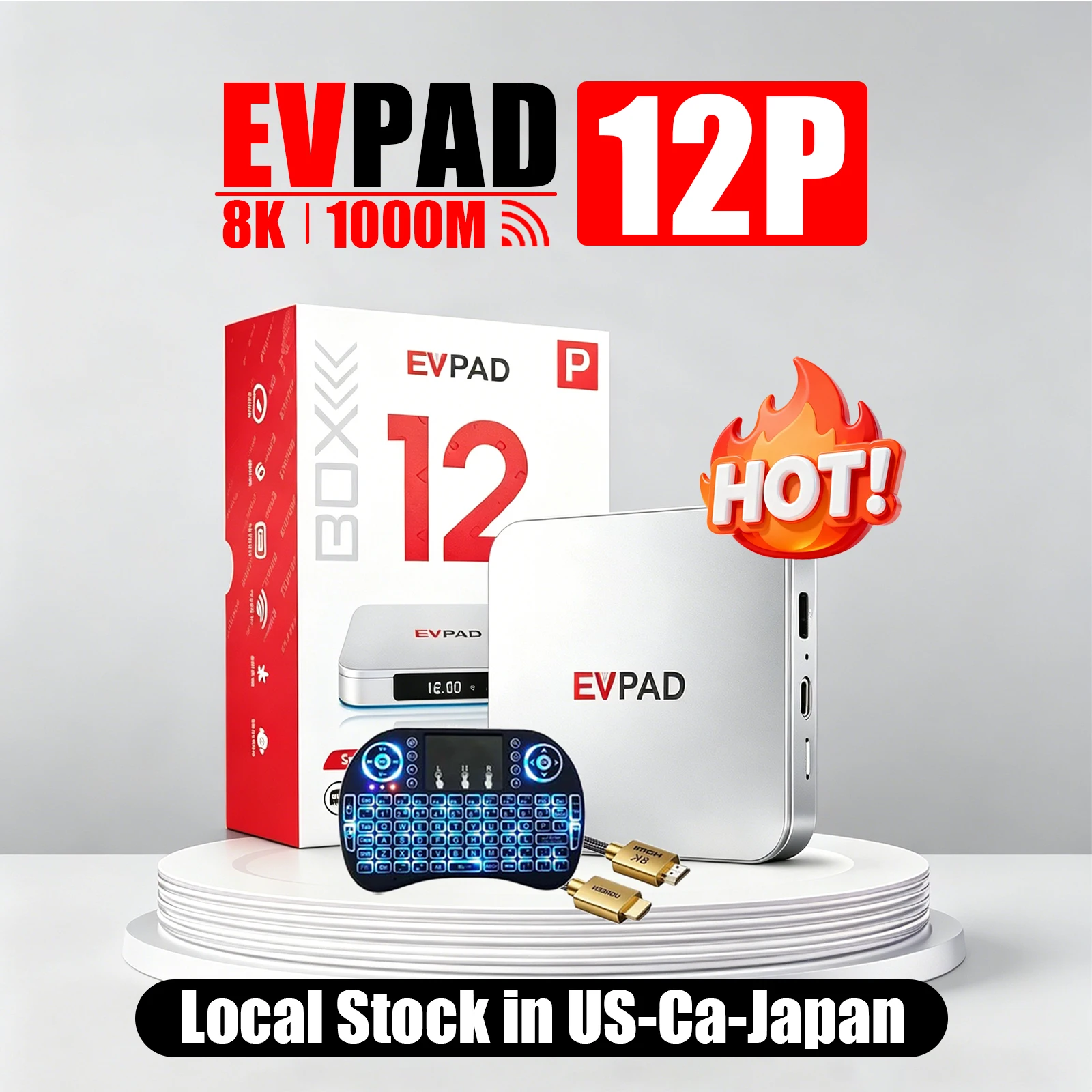【Genuine】 Evpad 12P Android TV Box, 6K Smart TV Box, Global Streaming Media Player, Hot in US, UK, Japan, Korea, Australia
【Genuine】 Evpad 12P Android TV Box, 6K Smart TV Box, Global Streaming Media Player, Hot in US, UK, Japan, Korea, Australia