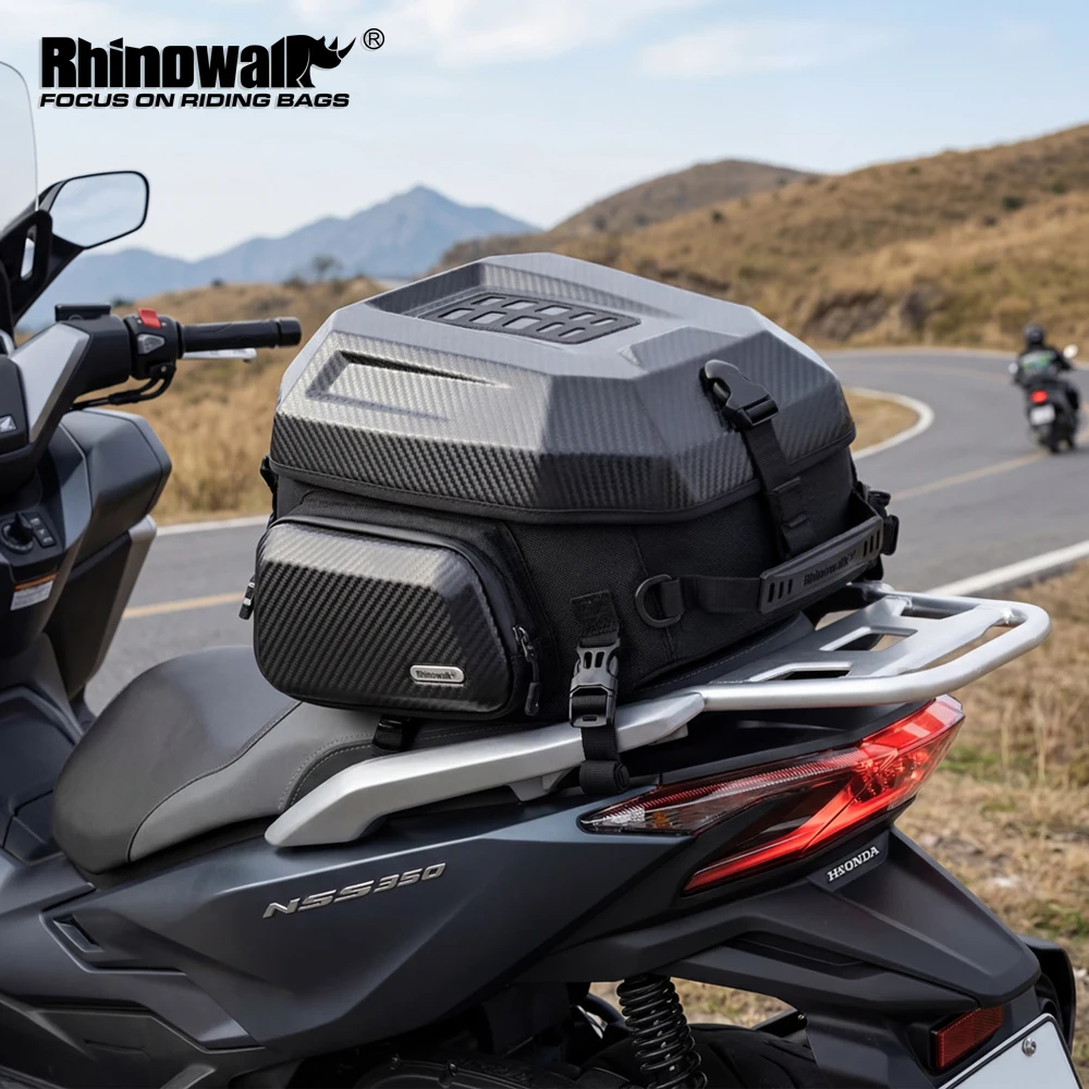 Rhinowalk Motorcycle Back Seat Bag Waterproof 23L-35L Expandable Storage Tail Backpack Inner Rainproof Bag For Full Face Helmet
Rhinowalk Motorcycle Back Seat Bag Waterproof 23L-35L Expandable Storage Tail Backpack Inner Rainproof Bag For Full Face Helmet