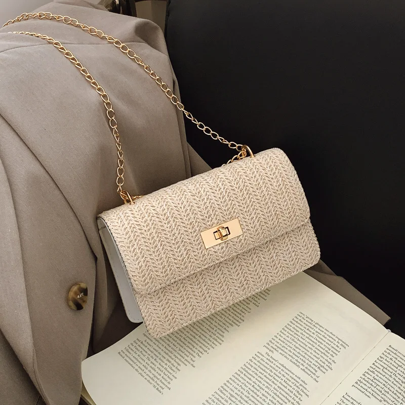 High-End Woven Korean-Style Fashion Shoulder Bag Niche Versatile Textured Pearl Chain Shoulder Crossbody Bag
High-End Woven Korean-Style Fashion Shoulder Bag Niche Versatile Textured Pearl Chain Shoulder Crossbody Bag
