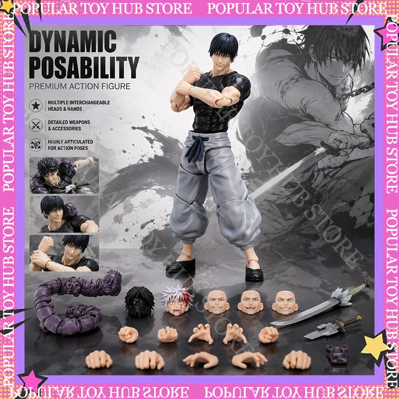 In Stock KO Jujutsu Kaisen Fushiguro Toji Action Figure Anime Model Toy Multiple Face Parts Accessories Collectible
In Stock KO Jujutsu Kaisen Fushiguro Toji Action Figure Anime Model Toy Multiple Face Parts Accessories Collectible