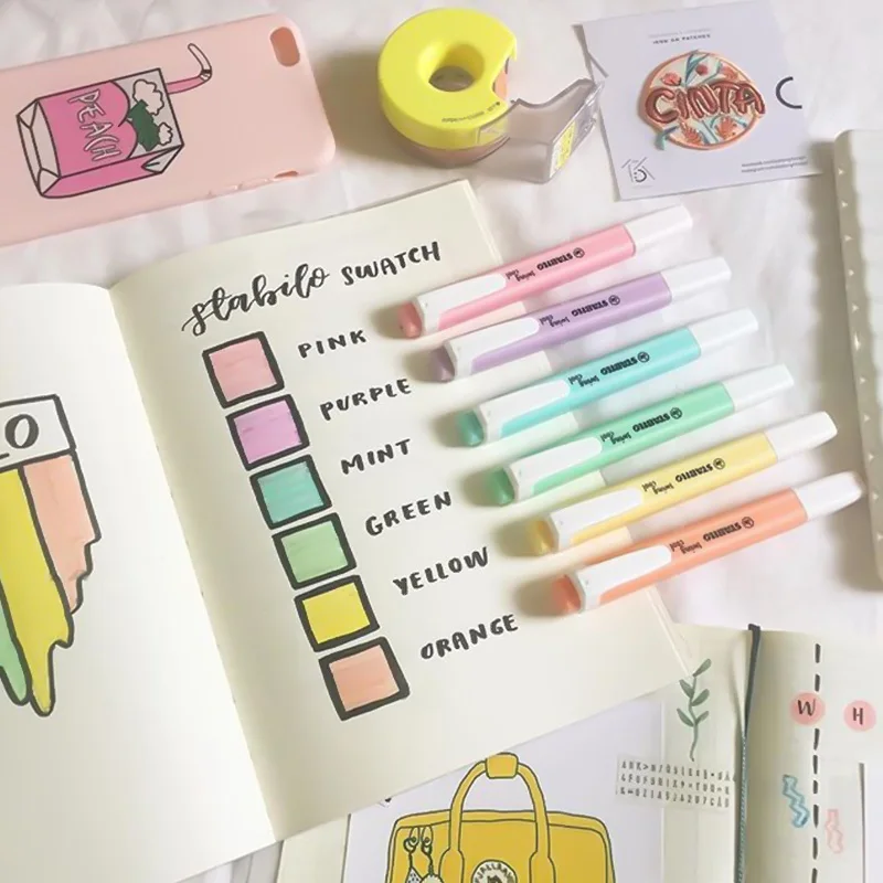 Маркер-текстовыделитель STABILO Swing Cool, карманный, нежный, модный, пастельных тонов, для выделения и рисования, 1+4 мм, для школы, A6522
Маркер-текстовыделитель STABILO Swing Cool, карманный, нежный, модный, пастельных тонов, для выделения и рисования, 1+4 мм, для школы, A6522