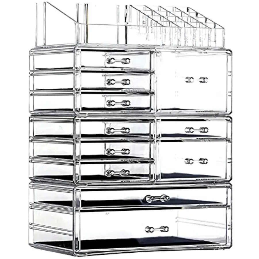 Clear Makeup Storage Organizer Skin Care Large Cosmetic Display Cases Stackable Storage Box With For Dresser 1 Pack
Clear Makeup Storage Organizer Skin Care Large Cosmetic Display Cases Stackable Storage Box With For Dresser 1 Pack