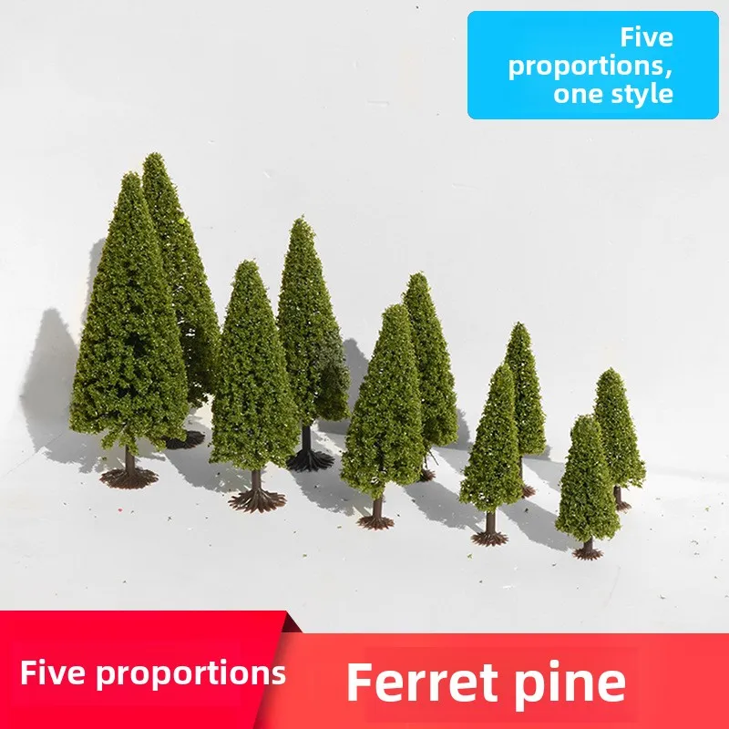 Mini Model Pine Tree Greening Micro Landscape Tree Wire Christmas Tree Tower Pine Building Sand Table Landscaping DIY Material
Mini Model Pine Tree Greening Micro Landscape Tree Wire Christmas Tree Tower Pine Building Sand Table Landscaping DIY Material