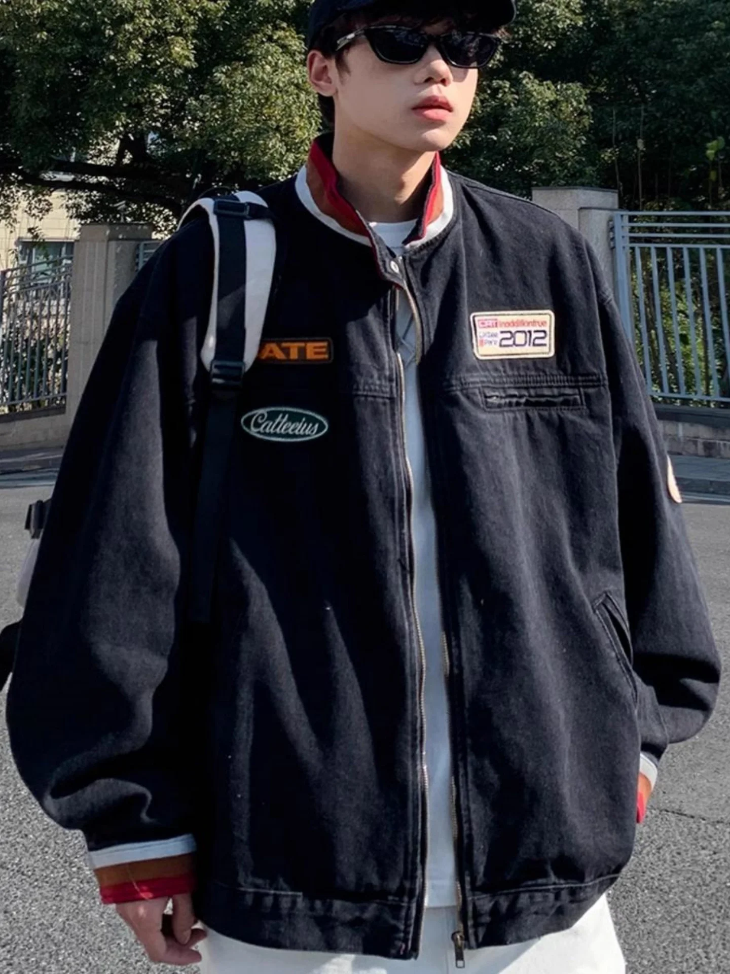 American Letter Embroidery Jeans Jaet Men's Casual Workwear Stand Collar Jaet Trendy Brand Haome Jeans Clothes
American Letter Embroidery Jeans Jaet Men's Casual Workwear Stand Collar Jaet Trendy Brand Haome Jeans Clothes